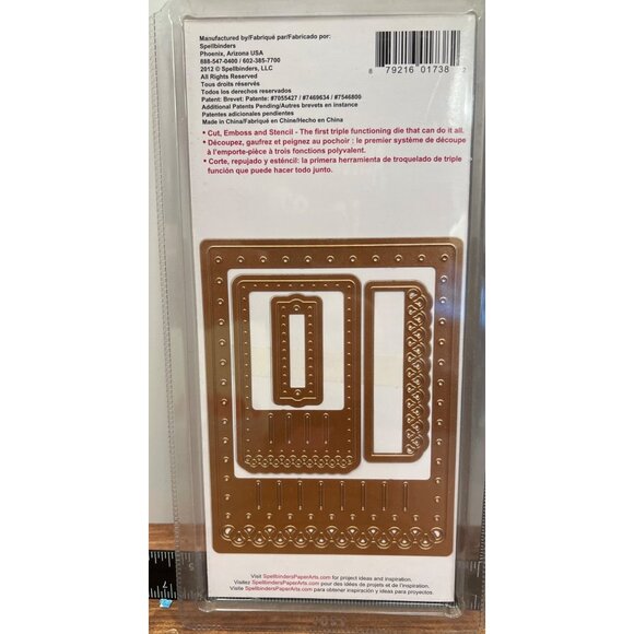 Spellbinders Nestabilities A2 Fancy Ribbon Threader Die Set S5-135 - Picture 2 of 2